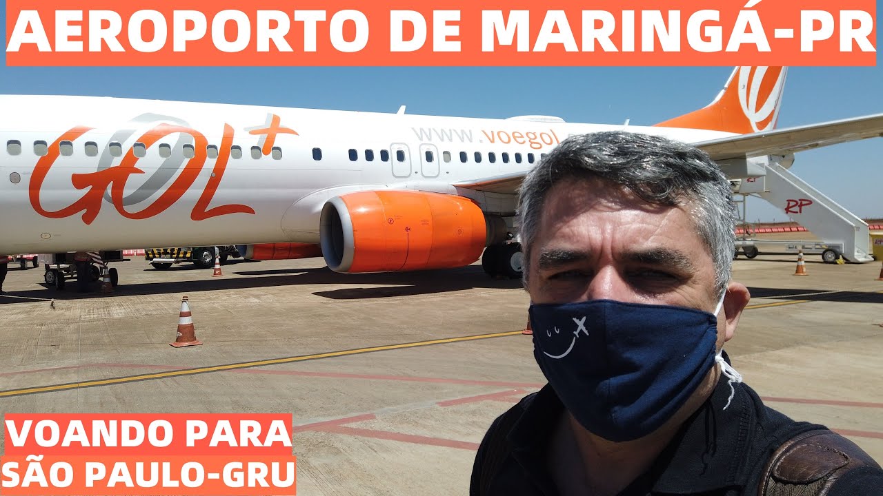 AEROPORTO DE MARINGA-PR VOANDO PARA SÃO PAULO-GRU COM A GOL BOEING 737-800 - TRIP REPORT