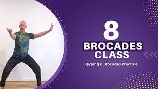 8 Brocades  Qigong Class  Full sequence  Brocades Qigong Practice || Grace Qigong