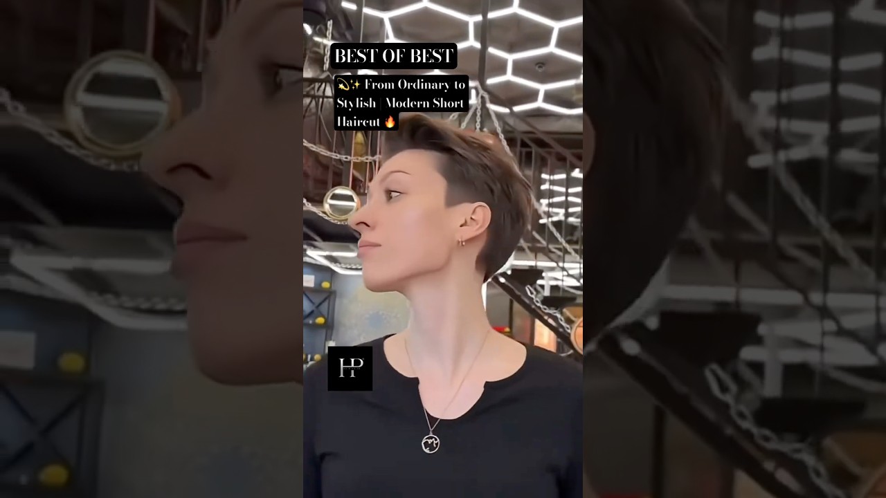 🔥 Modern Short Hair Transformation