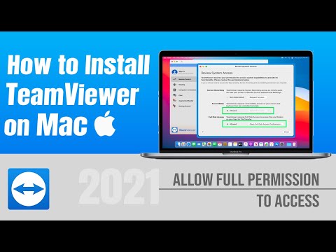 How to Install TeamViewer on Mac with Full Permission 2021 [FIXED]