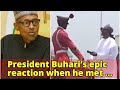 President Buhari’s epic reaction when he met Nigerian army’s tallest soldier