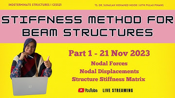 [20234] Week 7 - Stiffness Method for Beam Structures