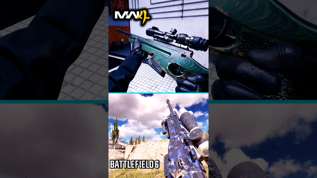 MW4 Sniping vs Battlefield 6 Sniping 💀