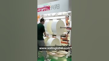 Yellow semi gloss release paper/www.sailinglabel.com #label #machine #quality #factory #sailing