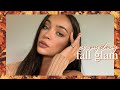 simple fall glam routine ✨🍁 with a soft wing