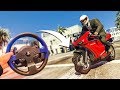 STEERING WHEEL WITH A MOTORBIKE?! - (GTA 5 Drifting & Stunts)
