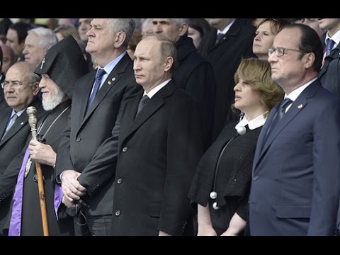 ფრანსუა ოლლანდი ერევანში. სომეხი ერის გენოციდი 1915-1923.  Франсуа Олланд, Президент Франции. Ереван