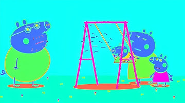 Peppa Pig George Crying+Reverse | Peppa Pig Video Effects [Alien,Miror,Fire] And Other Effects