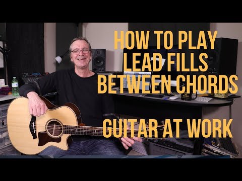 How to play Lead Fills between chords