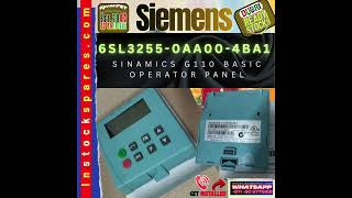 Ready Stock in Dubai 6SL 3255-0AA00-4BA1SINAMIC G110 / G120 Basic Operator 6SL3255-0AA00-4BA1