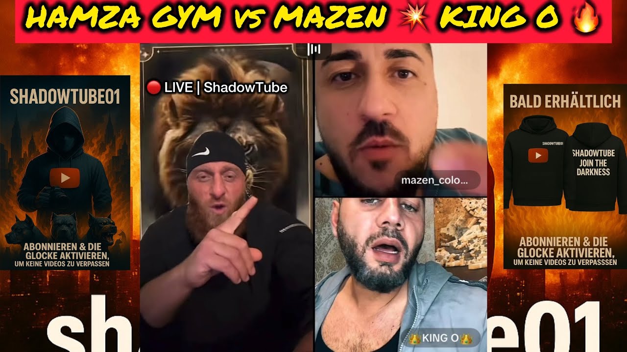 🔴 LIVE | Mazen vs Hamza Gym 💥 Streit eskaliert! King O mischt mit! Viral Drama🔥