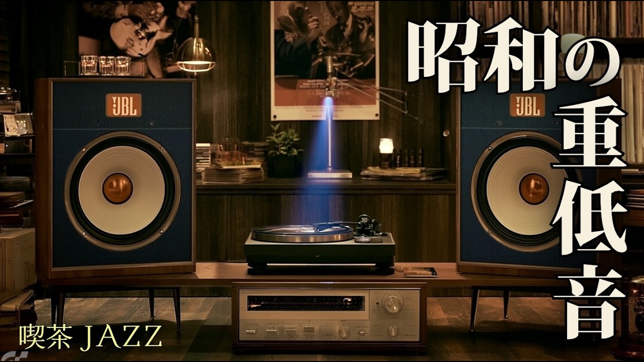 昭和JAZZレコード 31枚 昭和の重低音】ヴィンテージJBLとレコードの夜 / 重低音ジャズ - YouTube