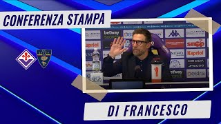 Conferenza Stampa Di Francesco Dopo Fiorentina-Lecce 02112025
