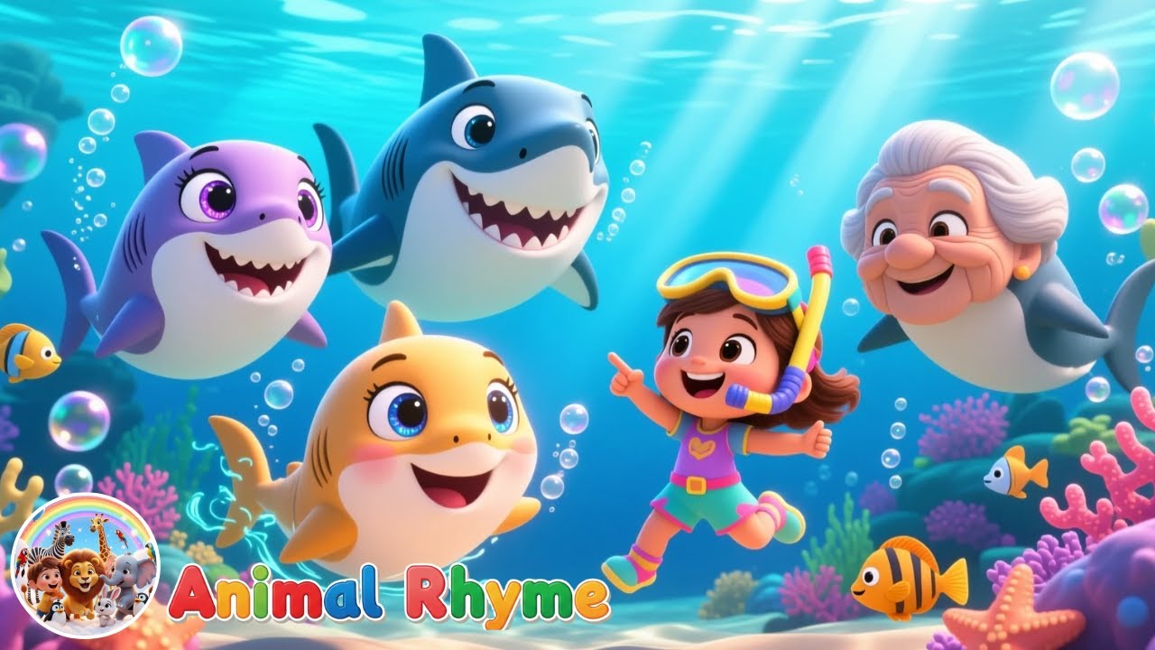 Baby Shark Doo Doo | Bella’s Fun Shark Family & Ocean Adventure