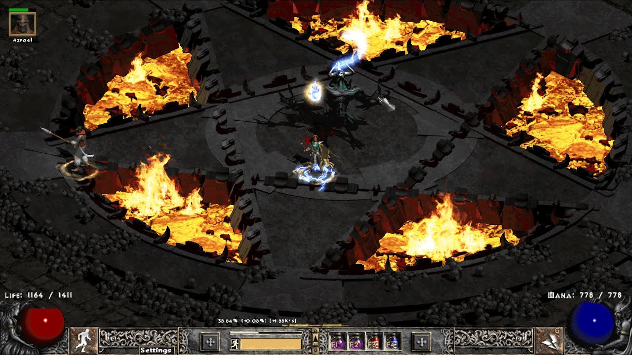 Project Diablo 2 Season 4 - Godly 200fcr Lightning Sorceress Showcase after day6