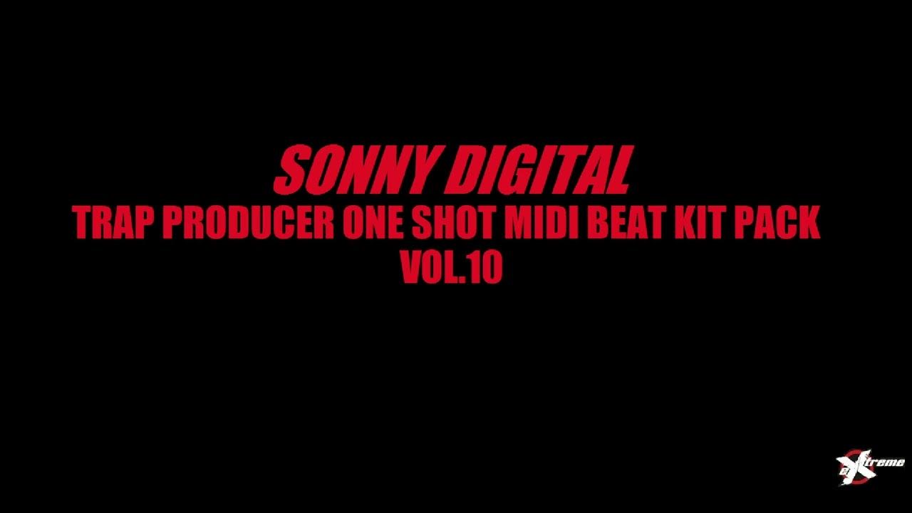 Sonny Digital Trap MIDI Producer One Shot Preset Sample Drum Kit Pack 1