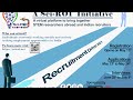 Sciroi 2nd virtual recruitment drive informational session