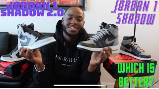 WHICH AIR JORDAN 1 SHADOW IS BETTER? | COMPARING THE 2018 & 2021 SHADOWS #NIKE #AIRJORDAN1 #SHADOW1