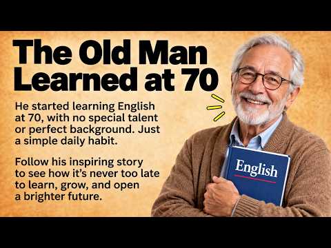 He Started Learning English at 70 | A Story That Will Change How You Study