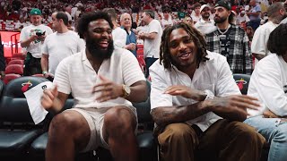 Jalen Ramsey and Christian Wilkins Mic'd Up at Game 3 ECF | Best Moments 🍿