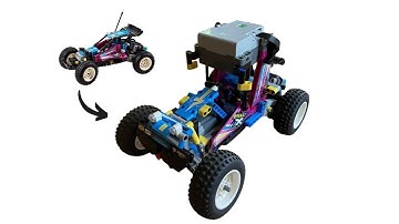 Jeep From Lego Technic 42124 Off-Road Buggy | Alternative Build | Model B