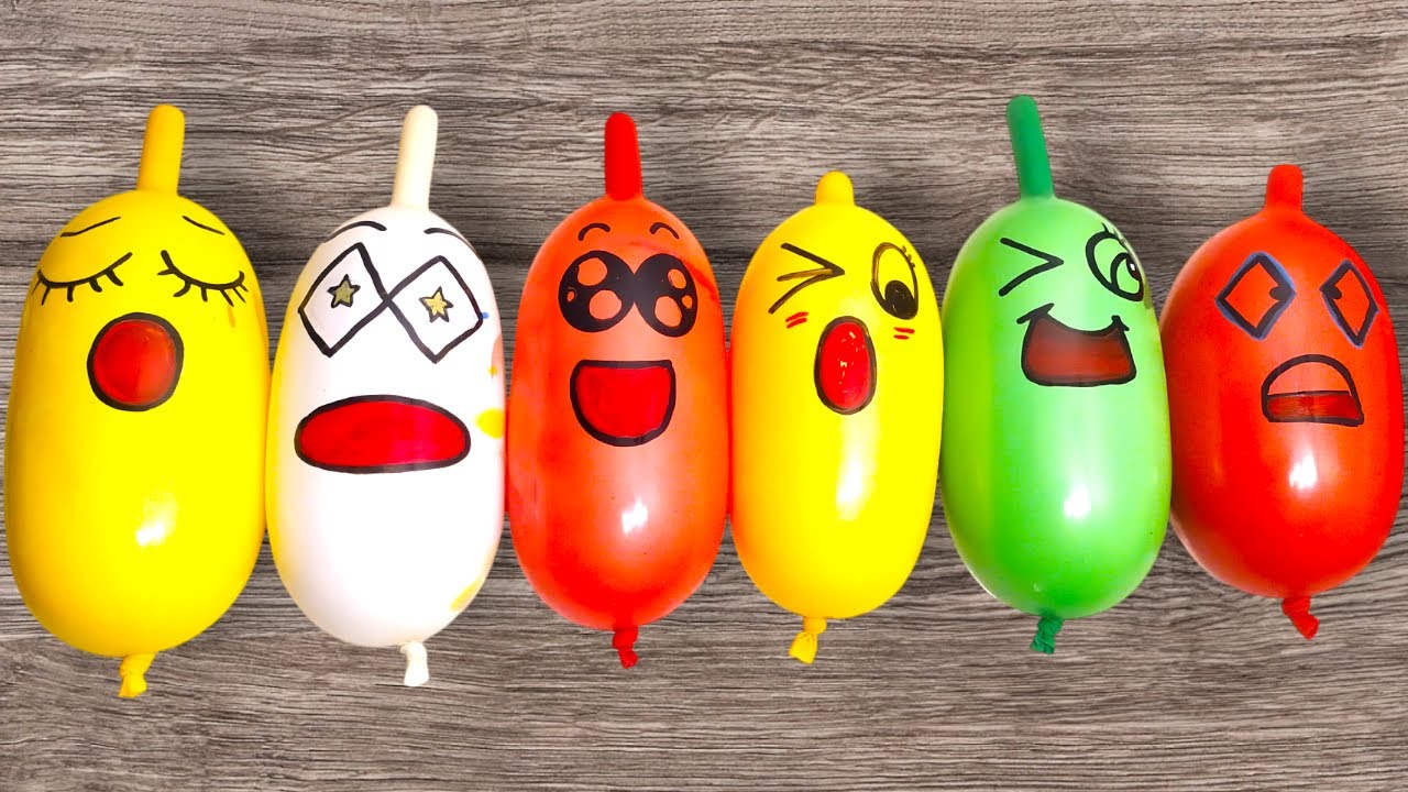 MAKING SLIME WITH MANY FUNNY LONG BALLOON AND GLITTER ! SATISFYING SLIME VIDEOS 