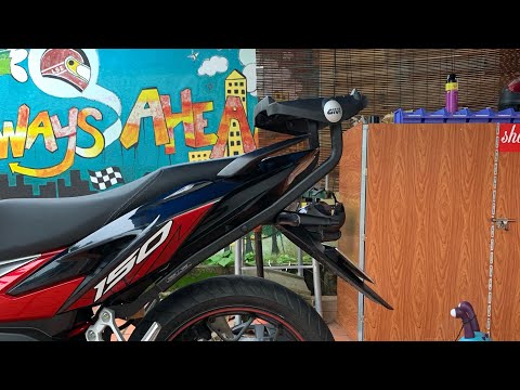 Video Hướng dẫn gắn baga cảng Givi HRV cho xe Winner 150... - youtube