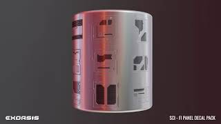 Sci-Fi Panel Product Showcase #DecalMachine #Blender #HardSurface #Decal Profile