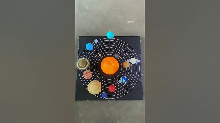 Solar system working model. For School and college exhibitions