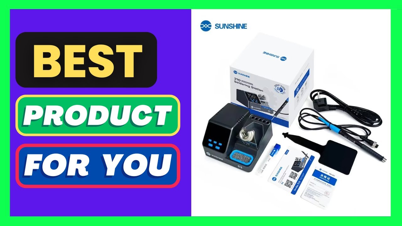 SUNSHINE S3 210 Smart Soldering Station T210 Series Handle for Mobile