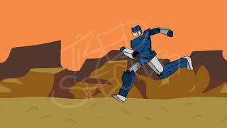 Soundwave Run Cycle LOOP - College Work