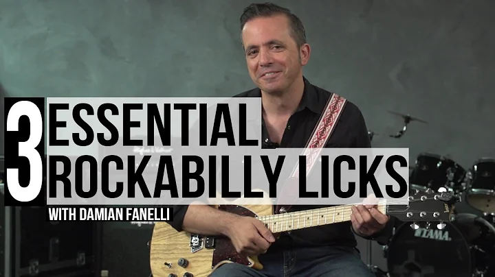 3 Essential Rockabilly Guitar Licks with Damian Fa...