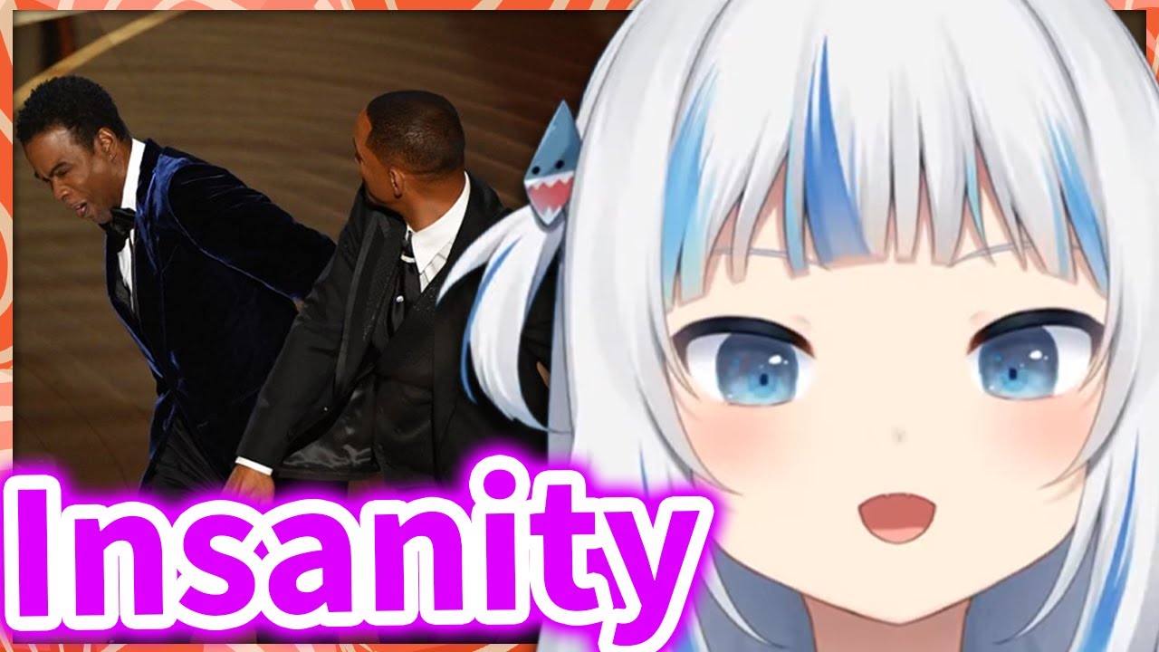 Gura Comments on The Oscar SMACK Clip 【Gawr Gura / HololiveEN】