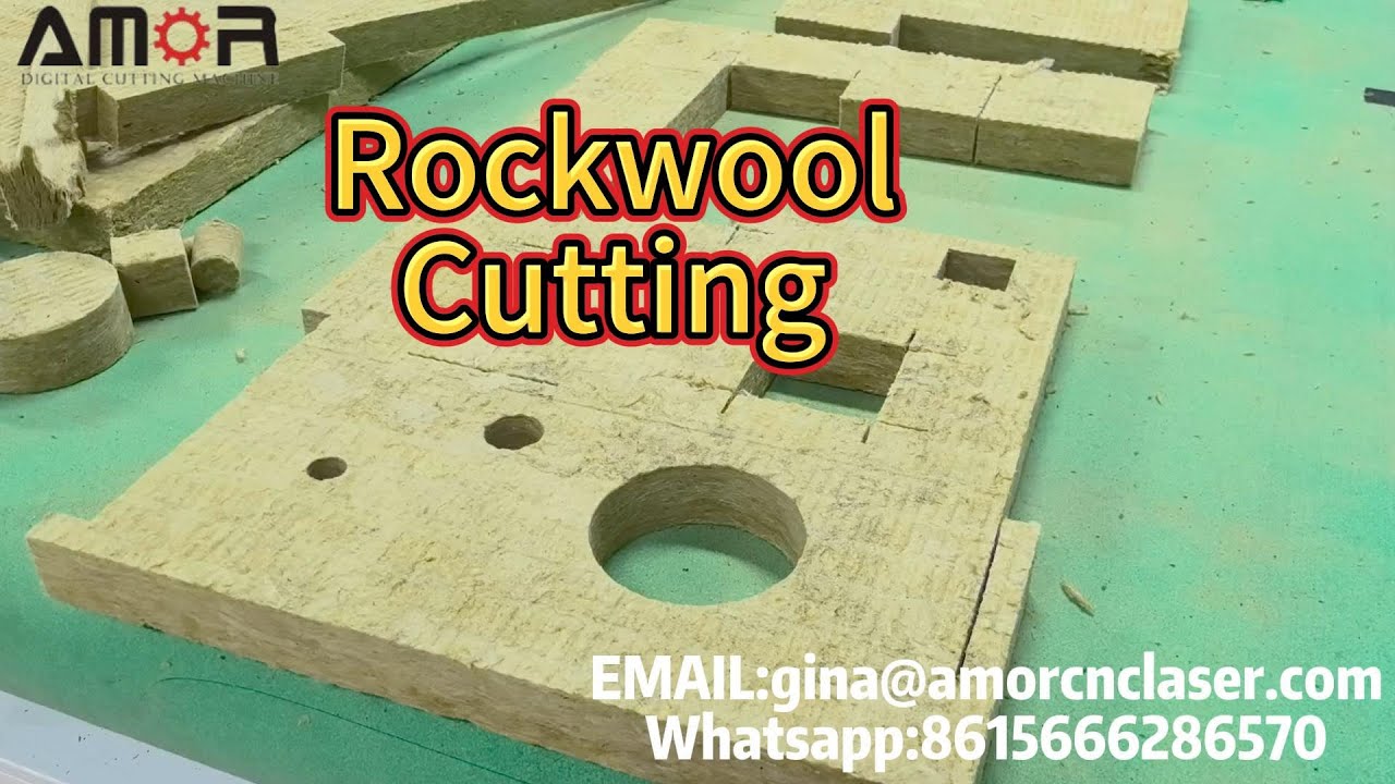 Insulation Board Rock Wool Cutting With Pneumatic Cutting Tool