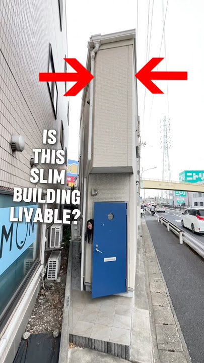 We will investigate whether people can live in a property that is only thin enough for one person!