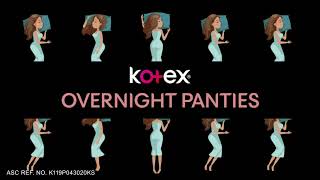 Sleep The Way You Want With Kotex Overnight