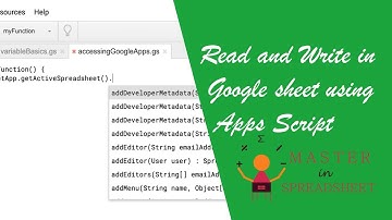 Accessing google sheet using apps script