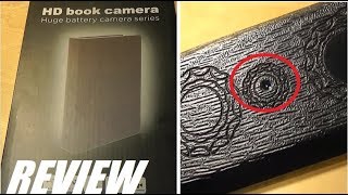 Review Hd Book Spy Hidden Camera Security Cam, Ir Vision
