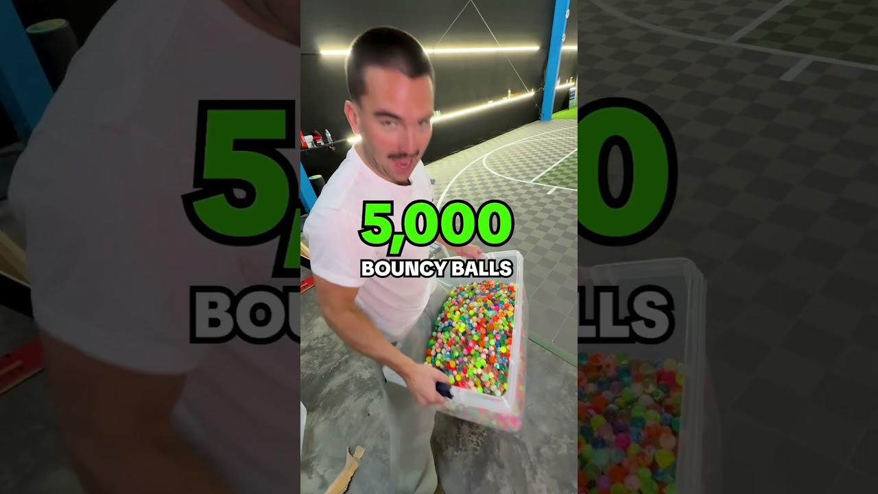 5,000 Bouncy Balls VS 1 Shot Glass 🤯🙌