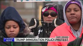 WGN News / DACA Protest at Gary Airport
