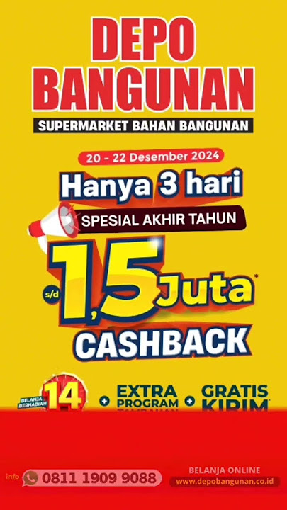 Download lagu Belanja Untung Di Depo Bangunan Hanya 3 hari