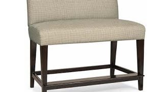 Counter Height Bench With Back