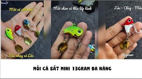 Cá giả mồi cá sắt câu lure cá Lóc siêu nhạy 13g | cá giả có thìa đuôi lấp lánh | Đồ Câu Cá T3 |