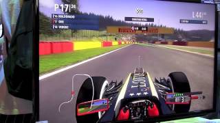 gamescom 2012: F1 2012 Gameplay Spa Lap