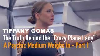 TIFFANY GOMAS What Was Tiffany Gomas REALLY Seeing on the Plane - Part 1