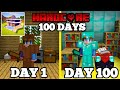 I survived 100 days in craft world