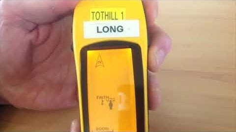 Garmin eTrex GPS tutorial