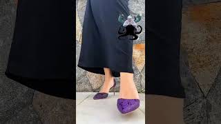 Which one is trash in your opinion ? #disneyheels #heels #blackdress