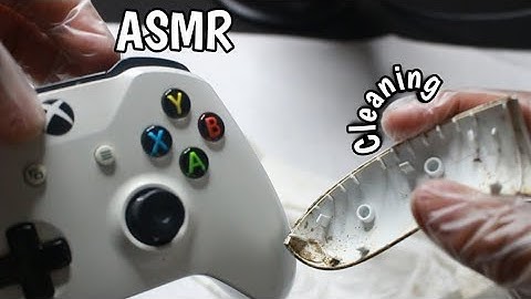 ASMR Cleaning a Xbox Controller