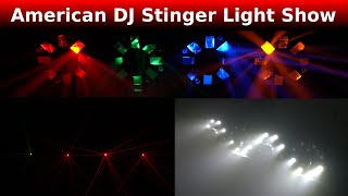 American DJ Stinger Light Show!